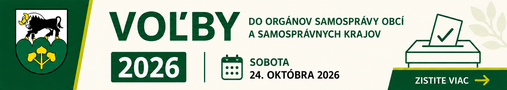 VOĽBY DO ORGÁNOV SAMOSPRÁVY OBCÍ A KRAJOV 2026