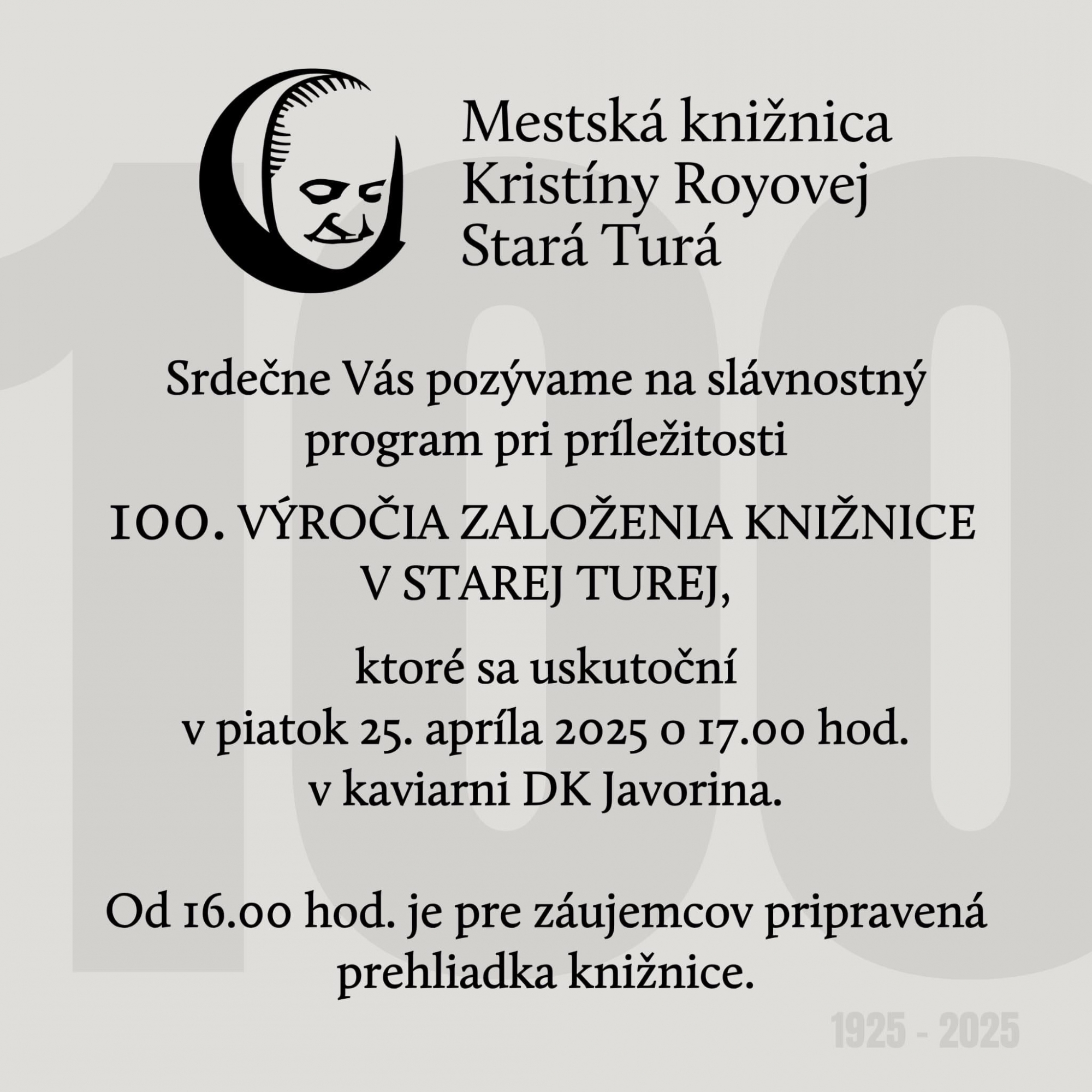 100. výročie knižnice v StarejTurej 100. výročie knižnice v StarejTurej