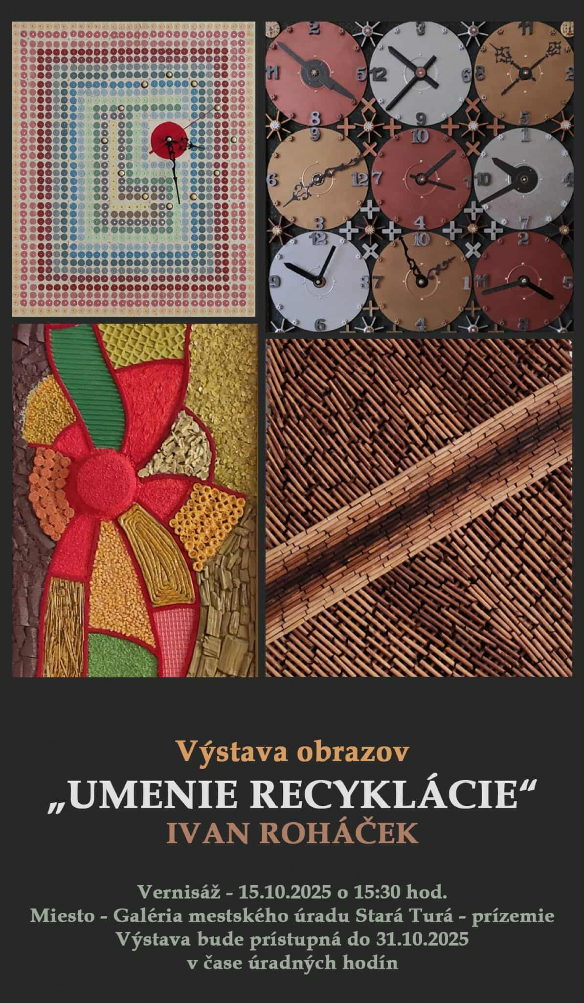 Výstava obrazov - UMENIE RECYKLÁCIE