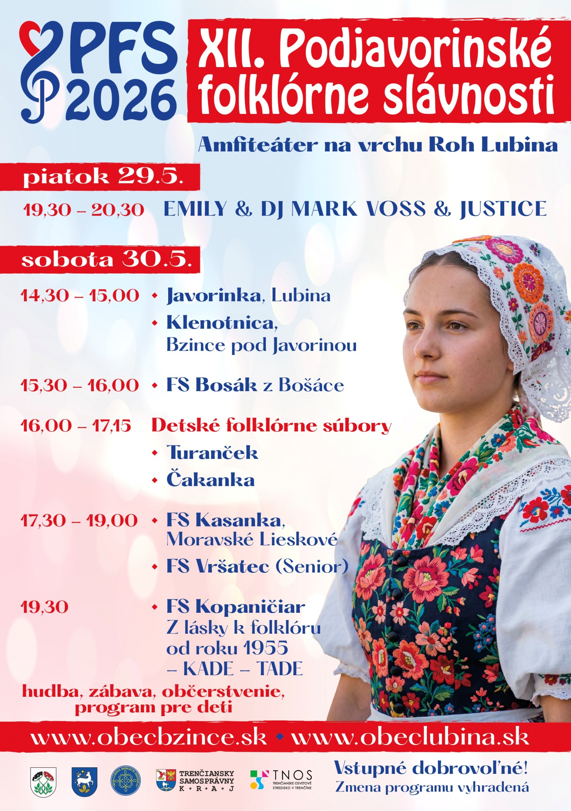 Podjavorinské folklórne slávnosti 2026