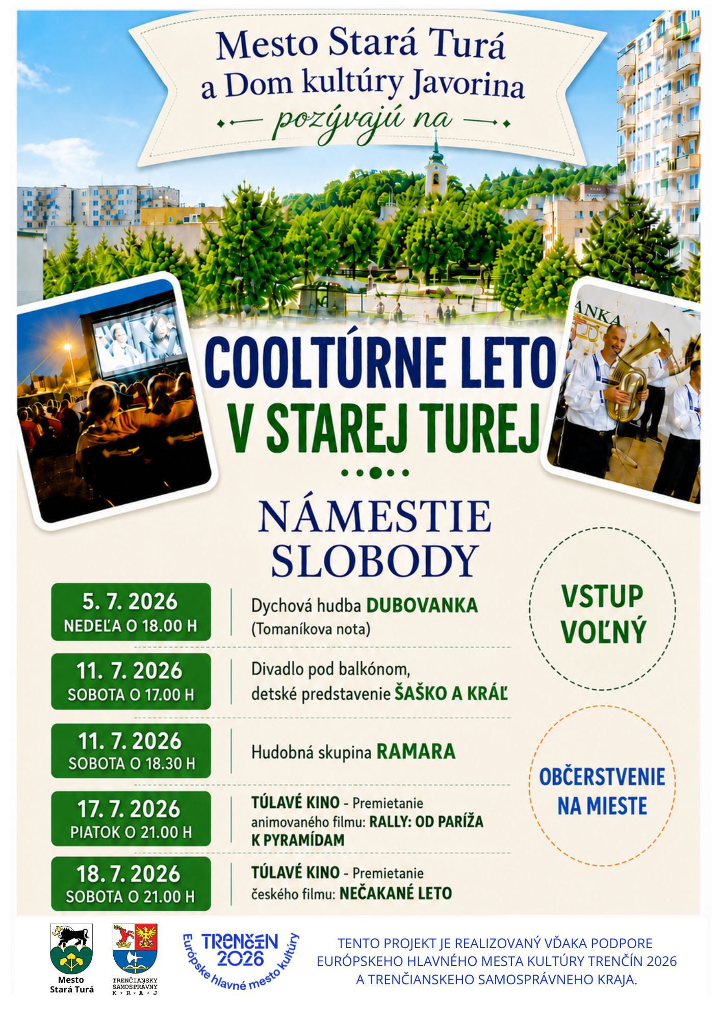 Cooltúrne leto v Starej Turej Cooltúrne leto v Starej Turej