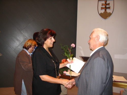 Slávnosť pri príležitosti významného životného jubilea - 70 a 75 rokov