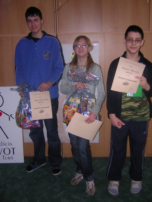 Majstrovstvá ZŠ v skladaní puzzle 2008 - víťazi