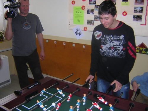 Turnaj v stolnom futbale O veľkonočné vajíčko