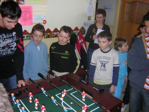 Turnaj v stolnom futbale O veľkonočné vajíčko