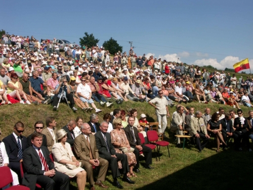 Slávnosti bratstva Čechov a Slovákov na Javorine (27.7.2008)