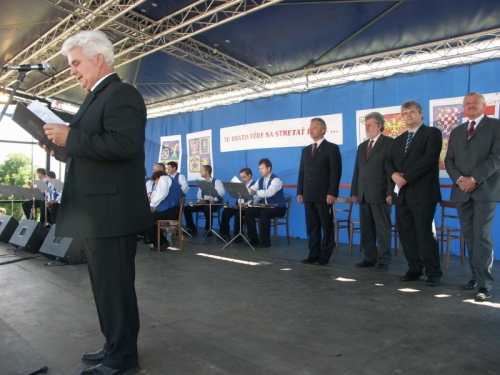 Slávnosti bratstva Čechov a Slovákov na Javorine (27.7.2008)