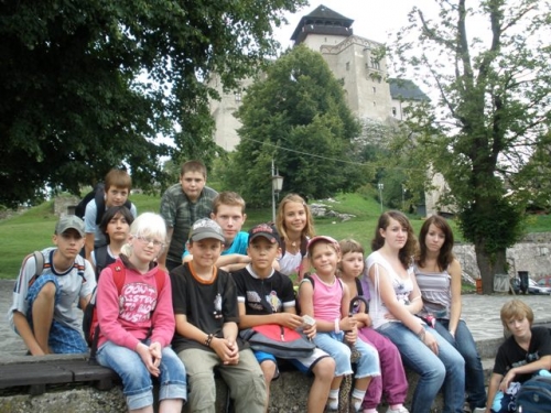 vyšľapali si schody na Trenčiansky hrad...