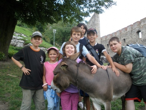 zoznámili sa s hradným somárom...
