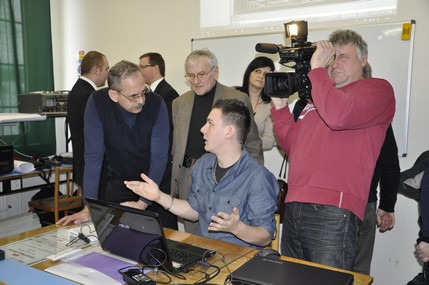 Slávnostné otvorenie laboratória inteligentných elektroinštalácií v SOŠ Stará Turá
