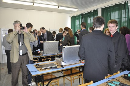 Slávnostné otvorenie laboratória inteligentných elektroinštalácií v SOŠ Stará Turá