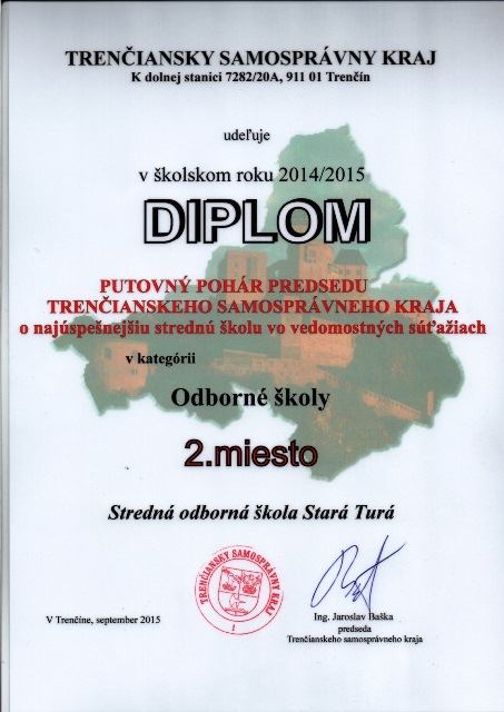 Výstava STREDOŠKOLÁK - HRDINA REMESLA  12. a 13. novembra 2015 v Trenčíne