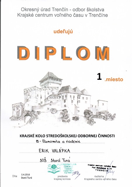 V Starej Turej prebehlo krajské kolo Stredoškolskej odbornej činnosti (SOČ)