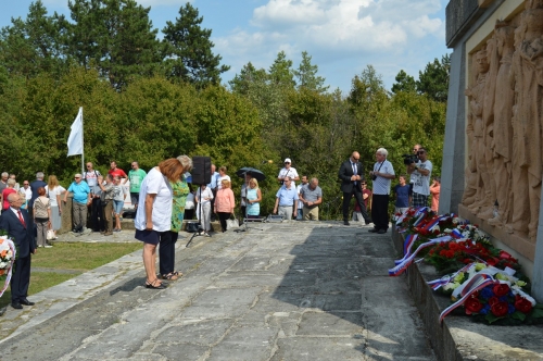 Krajské oslavy SNP na vrchu Roh Lubina