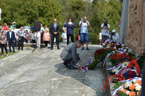 Krajské oslavy SNP na vrchu Roh Lubina