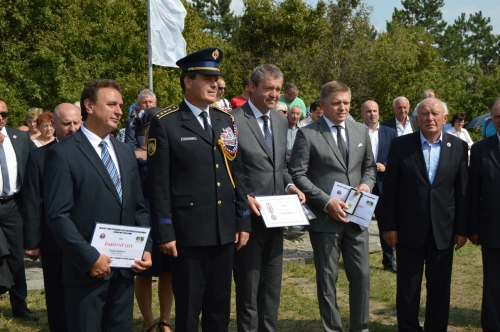 Krajské oslavy SNP na vrchu Roh Lubina