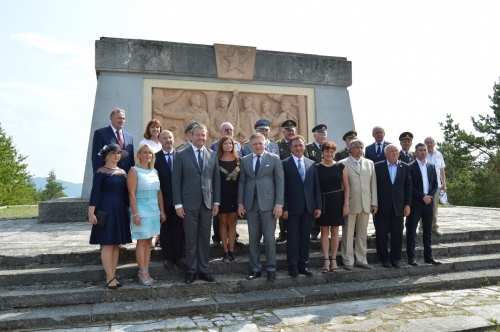 Krajské oslavy SNP na vrchu Roh Lubina