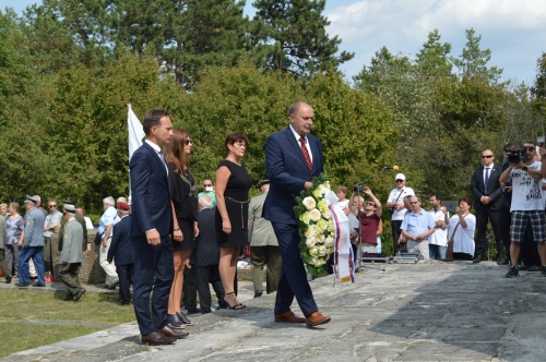 Krajské oslavy SNP na vrchu Roh Lubina
