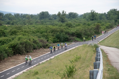 Slávnostné otvorenie prvých 13,4 km Vážskej cyklotrasy (autor: TSK)