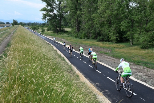 Slávnostné otvorenie prvých 13,4 km Vážskej cyklotrasy (autor: TSK)