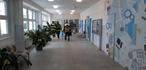 Dezinfekcia priestorov členmi DHZ