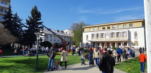 Stavanie mája v Starej Turej (29.4.2022)