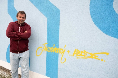 Murálna maľba v SOŠ Stará Turá