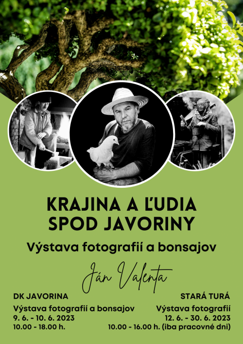 Výstava Krajina a ľudia spod Javoriny