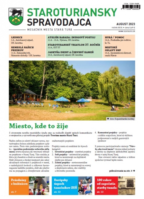 Staroturiansky spravodajca  č. 8/2023
