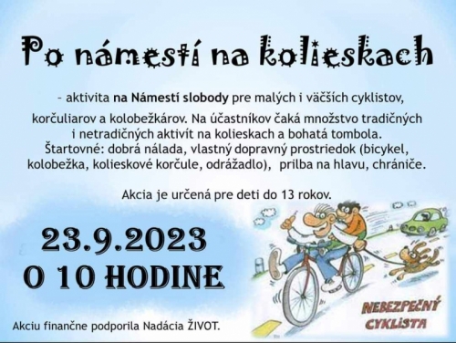 Po námestí na kolieskach
