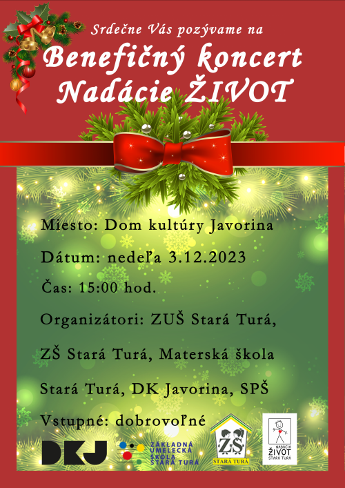 Benefičný koncert Nadácie ŽIVOT