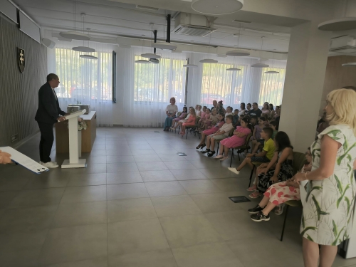 Slávnostné ukončenie predškolského obdobia na mestskom úrade