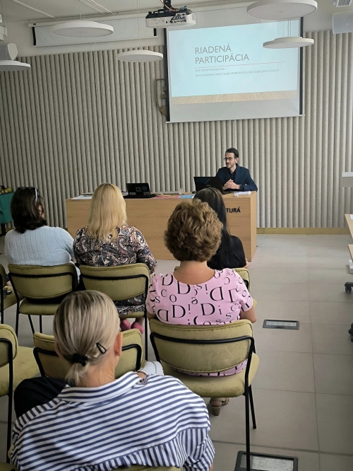 Workshop o participácii na pôde Mestského úradu v Starej Turej