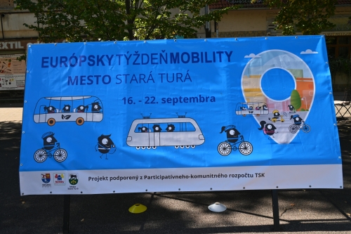 Európsky týždeň mobility 2025 v Starej Turej: Týždeň plný pohybu, zábavy a udržateľnej dopravy