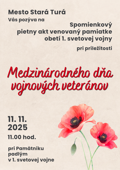 MEDZINÁRODNÝ DEŇ VOJNOVÝCH VETERÁNOV