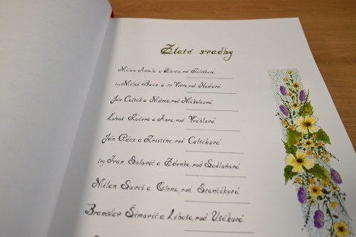 Oslava diamantových a zlatých svadieb v Starej Turej