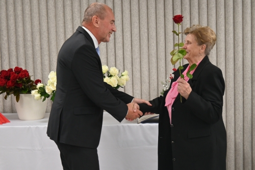 Slávnostné stretnutie jubilantov na Mestskom úrade v Starej Turej