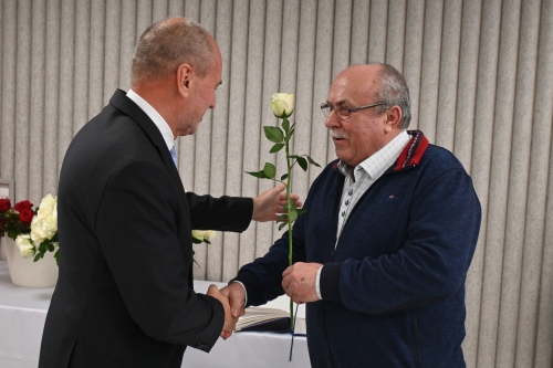 Slávnostné stretnutie jubilantov na Mestskom úrade v Starej Turej