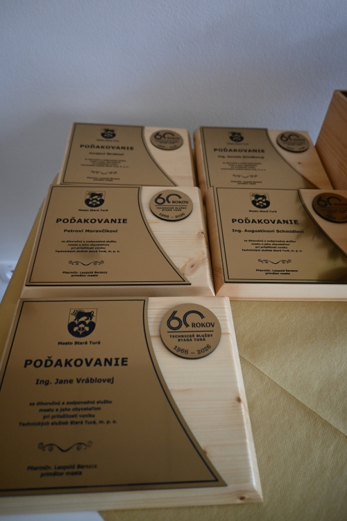 60 rokov od vzniku Technických služieb mesta Stará Turá