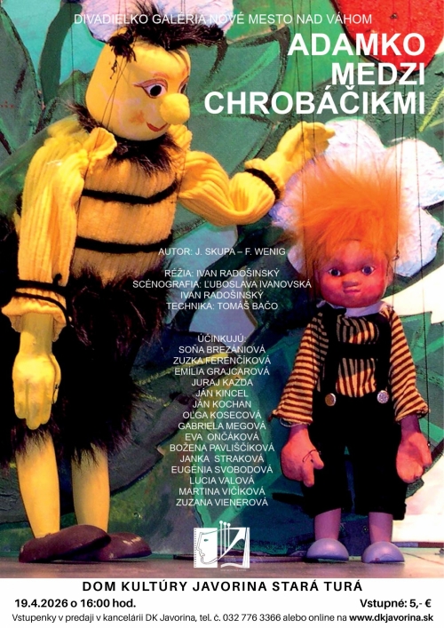 Bábkové divadlo Adamko medzi chrobáčikmi