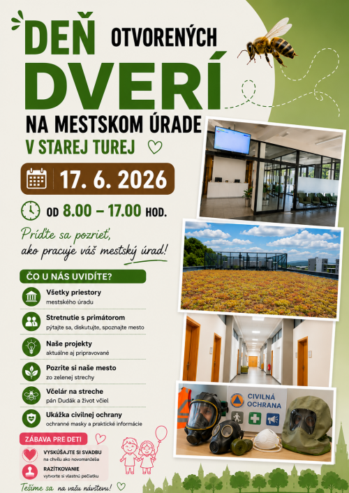 Deň otvorených dverí na Mestskom úrade v Starej Turej