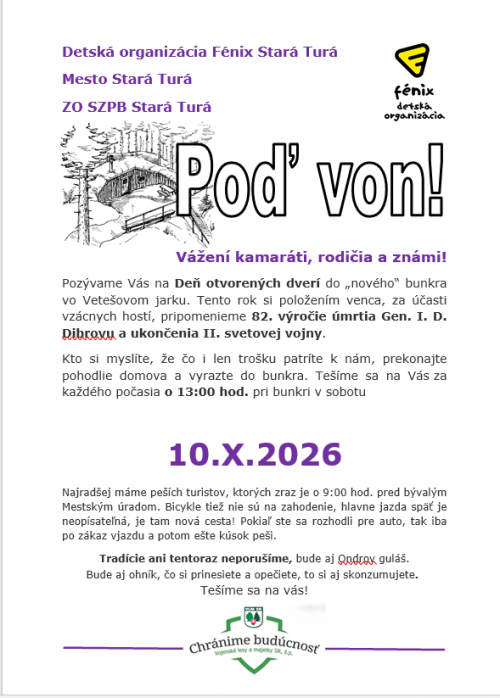 Poď von!