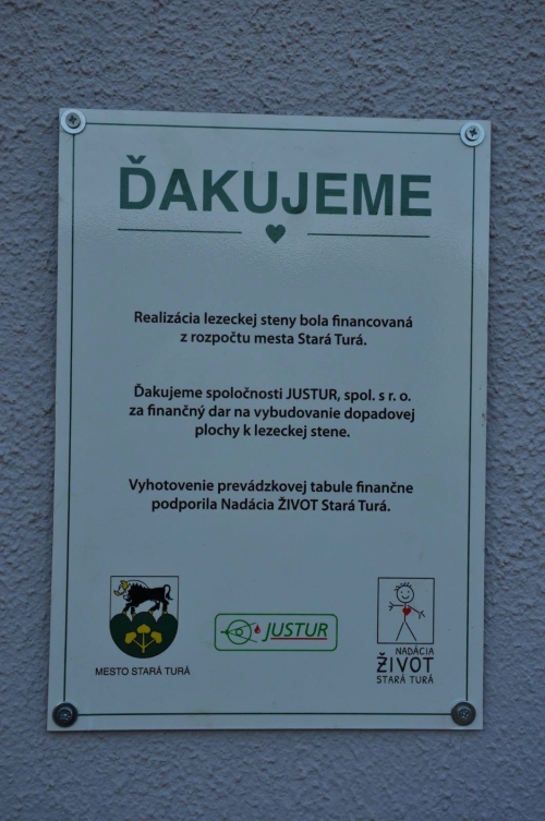 Stará Turá má novú lezeckú stenu