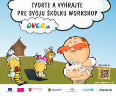 Tvorte a vyhrajte pre svoju škôlku workshop OVCE.sk