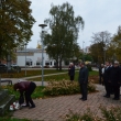 Javorinský výbor - kladenie kytice k pamätníku obetiam 1. sv. vojny