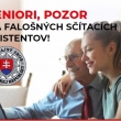 SENIORI, POZOR NA FALOŠNÝCH SČÍTACÍCH ASISTENTOV!