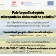 Možnosť získania finančnej podpory na rozvoj podnikania v priemysle aj službách cez Kopaničiarsky región – miestna akčná skupina