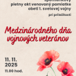 MEDZINÁRODNÝ DEŇ VOJNOVÝCH VETERÁNOV